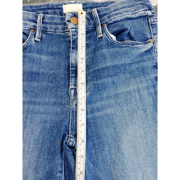 MOTHER The Looker Skinny Denim Jeans High Rise Medium Wash Blue Womens Waist 26 - Picture 7 of 8